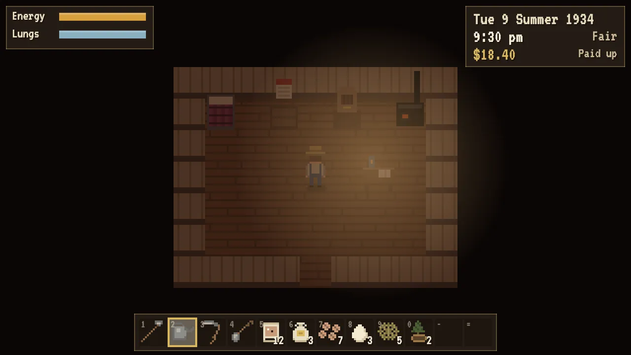 The house at night
